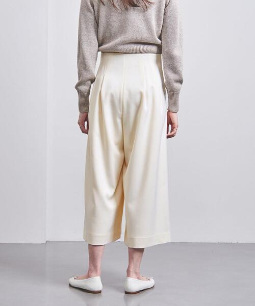 UNITED ARROWS（ユナイテッドアローズ）の「W/PU ハイウエスト ガウチョパンツ（その他パンツ・レディース・ネイビー/オフホワイト/ダークグレー・36/38）」の8枚目の写真