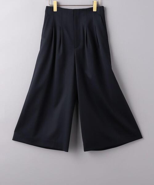 UNITED ARROWS（ユナイテッドアローズ）の「W/PU ハイウエスト ガウチョパンツ（その他パンツ・レディース・ネイビー/オフホワイト/ダークグレー・36/38）」の17枚目の写真