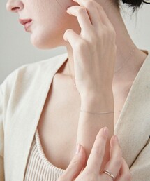 ete（エテ）の「○K10WG ベネチアンチェーン ブレスレット