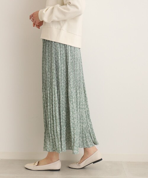 SHOO・LA・RUE（シューラルー）の「◇花柄プリーツスカート（スカート