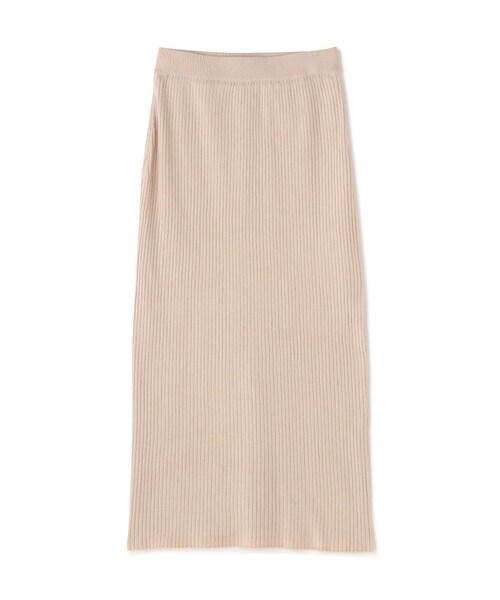 FREE'S MART(フリーズマート)の「◆リブニットナロースカート(スカート・レディース・ベージュ/ピンク/ブラック・SMALL/MEDIUM)」の3枚目の写真