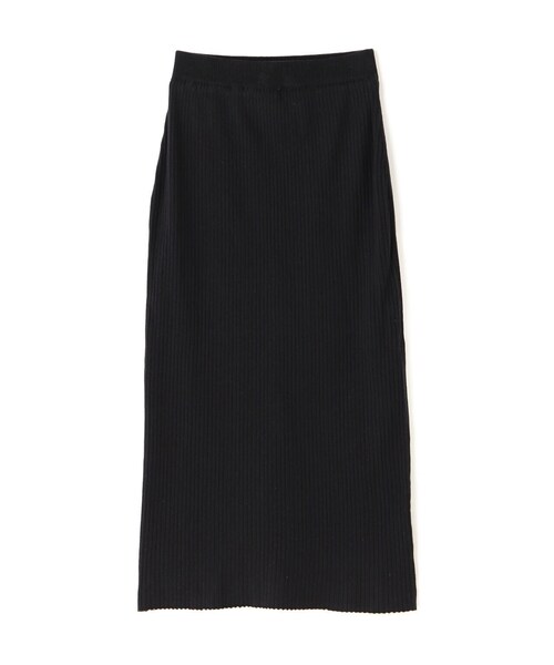 FREE'S MART(フリーズマート)の「◆リブニットナロースカート(スカート・レディース・ベージュ/ピンク/ブラック・SMALL/MEDIUM)」の2枚目の写真