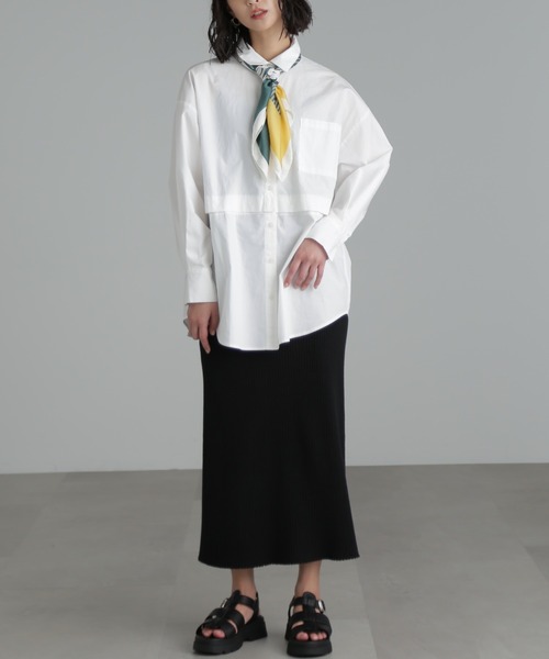 FREE'S MART(フリーズマート)の「◆リブニットナロースカート(スカート・レディース・ベージュ/ピンク/ブラック・SMALL/MEDIUM)」の5枚目の写真