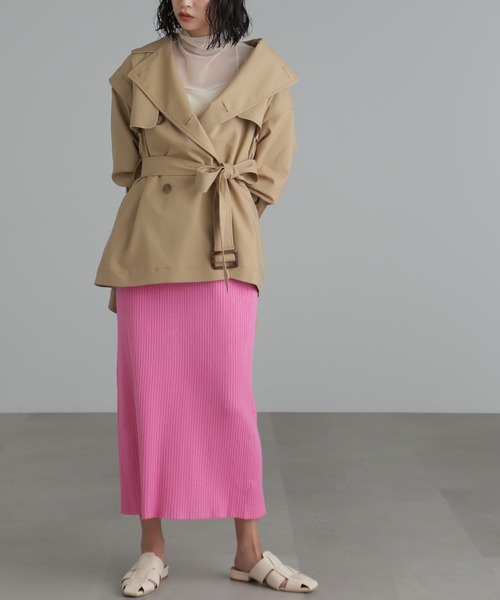 FREE'S MART(フリーズマート)の「◆リブニットナロースカート(スカート・レディース・ベージュ/ピンク/ブラック・SMALL/MEDIUM)」の15枚目の写真