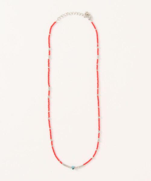 Amina（アミナ）の「Amina ミリオンネックレス（ネックレス・レディース・レッド/ブラック/ターコイズブルー・FREE）」の15枚目の写真