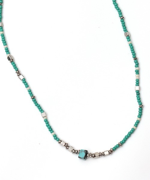 Amina（アミナ）の「Amina ミリオンネックレス（ネックレス・レディース・レッド/ブラック/ターコイズブルー・FREE）」の5枚目の写真