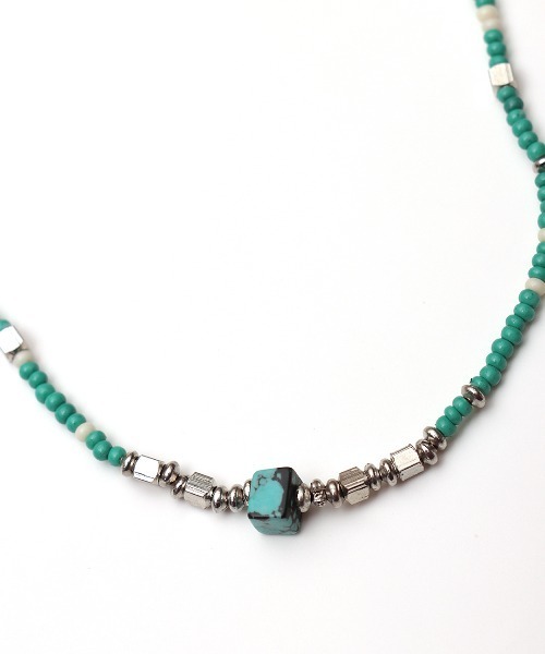 Amina（アミナ）の「Amina ミリオンネックレス（ネックレス・レディース・レッド/ブラック/ターコイズブルー・FREE）」の10枚目の写真