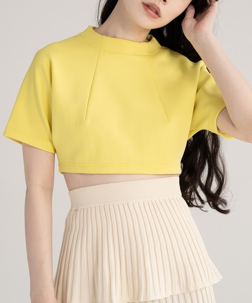 PERNA（ペルナ）の「レイヤリングトップス（シャツ/ブラウス・レディース・ホワイト/イエロー/ブラック・FREE）」の3枚目の写真