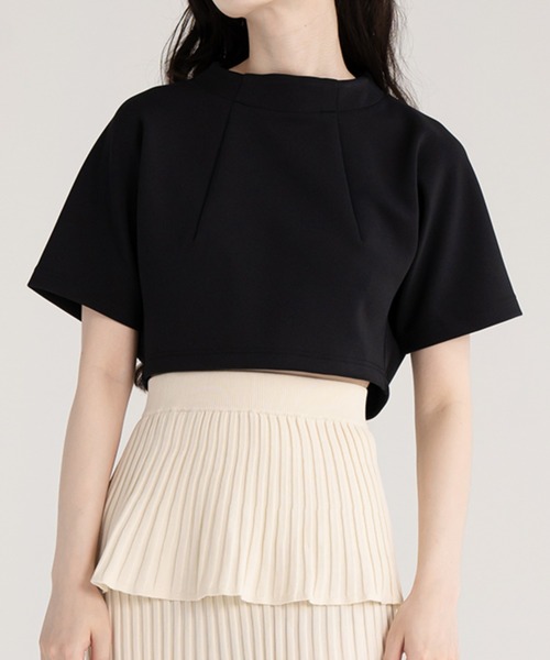 PERNA（ペルナ）の「レイヤリングトップス（シャツ/ブラウス・レディース・ホワイト/イエロー/ブラック・FREE）」の2枚目の写真