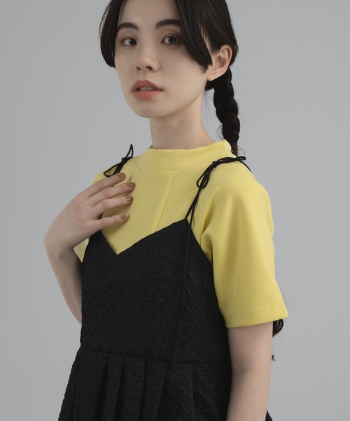 PERNA（ペルナ）の「レイヤリングトップス（シャツ/ブラウス・レディース・ホワイト/イエロー/ブラック・FREE）」の11枚目の写真