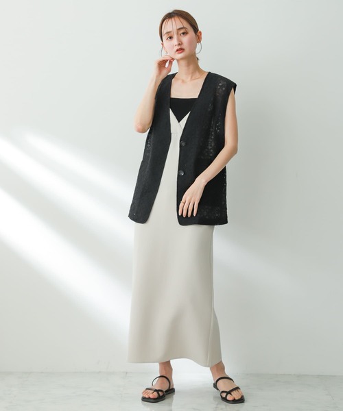 アーバンリサーチ　レースジレ　ベスト SENSE OF PLACE by URBAN RESEARCH ベスト ジレ レース