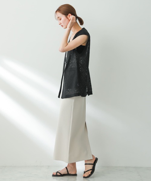 アーバンリサーチ　レースジレ　ベスト アーバンリサーチ レースジレ ベスト URBAN RESEARCH ベスト