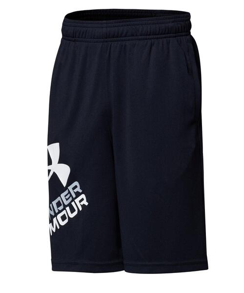 UNDER ARMOUR（アンダーアーマー）の「UAプロトタイプ2.0 ロゴ ショーツ（トレーニング/KIDS）（その他パンツ・キッズ・グレー/ブラック・150cm/140cm/130cm/160cm/120cm）」の6枚目の写真