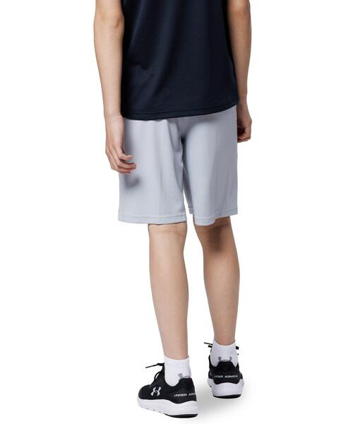 UNDER ARMOUR（アンダーアーマー）の「UAプロトタイプ2.0 ロゴ ショーツ（トレーニング/KIDS）（その他パンツ・キッズ・グレー/ブラック・150cm/140cm/130cm/160cm/120cm）」の8枚目の写真