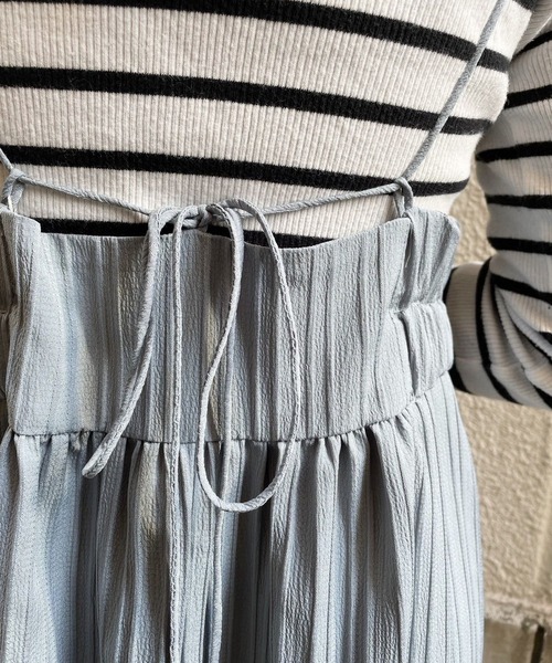 ＪＵＧＬＡＮＳ（ユグランス）の「☆ 立体的なストライプが魅力的。シャドーストライプキャミワンピース　30939A132（ワンピース・レディース・ブルー/オフホワイト/ブラック・FREE）」の18枚目の写真
