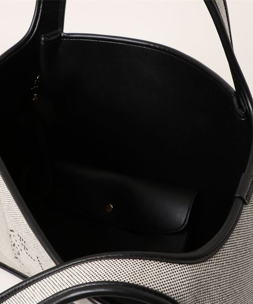 ステラマッカートニー ロゴディテール キャンバス トートバッグ Stella McCartney STELLA McCARTNEY ステラマッカートニー
