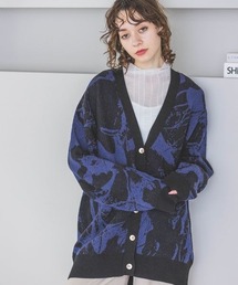 JEANASIS | 12GスプリットマーブルVカーディガン/190352(カーディガン/ボレロ)