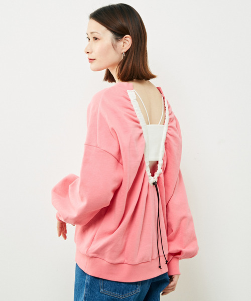 【セール】バックデザインスウェット（スウェット）｜soffitto（ソフィット）