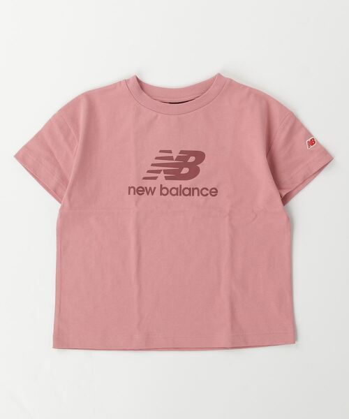 NEW BALANCE（ニューバランス）の「ニューバランス New Balance ショートスリーブTシャツ（Tシャツ/カットソー・キッズ・ローズ/ネイビー/ブラック/オフホワイト/オレンジ・130cm/140cm/150cm/160cm）」の4枚目の写真