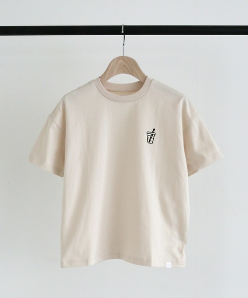 ooju（オージュ）の「【ooju×長場雄】s/s T-shirt "juice"（Tシャツ/カットソー・キッズ・ベージュ/ブラウン/ブルーグレー/グレー・3/4/2/1）」の11枚目の写真