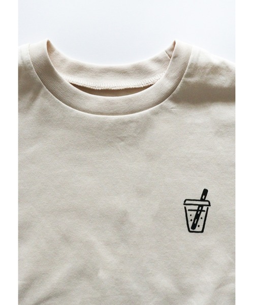 ooju（オージュ）の「【ooju×長場雄】s/s T-shirt "juice"（Tシャツ/カットソー・キッズ・ベージュ/ブラウン/ブルーグレー/グレー・3/4/2/1）」の17枚目の写真
