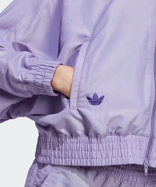 adidas(アディダス)の「トラックジャケット(ジャージ) / アディダスオリジナルス adidas Originals(ナイロンジャケット・レディース・パープル・SMALL/LARGE/XX-LARGE/MEDIUM/X-SMALL/X-LARGE)」の4枚目の写真