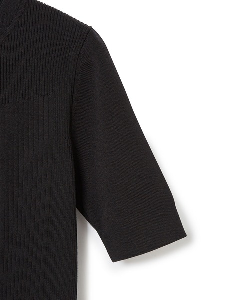 ADAM ET ROPE'(アダムエロペ)の「【サステナブル・WEB限定】MIXリブニットプルオーバー(ニット/セーター・レディース・ホワイト/ブラック/ブラック系その他2/ブルー系その他4・FREE)」の12枚目の写真