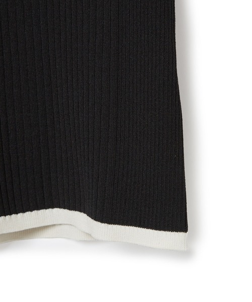 ADAM ET ROPE'(アダムエロペ)の「【サステナブル・WEB限定】MIXリブニットプルオーバー(ニット/セーター・レディース・ホワイト/ブラック/ブラック系その他2/ブルー系その他4・FREE)」の15枚目の写真