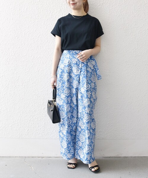 SHIPS any:〈抗菌防臭/洗濯機可能〉USAコットン フレンチスリーブ TEE