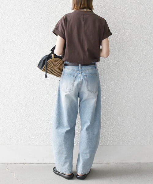 SHIPS any:〈抗菌防臭/洗濯機可能〉USAコットン フレンチスリーブ TEE