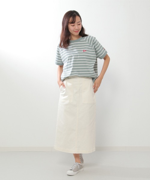 Healthknit Product（ヘルスニットプロダクト）の「Healthknit Product リブ半袖Tシャツ（Tシャツ/カットソー・レディース・ブラック/オフホワイト/ミント/その他1・M/L）」の11枚目の写真