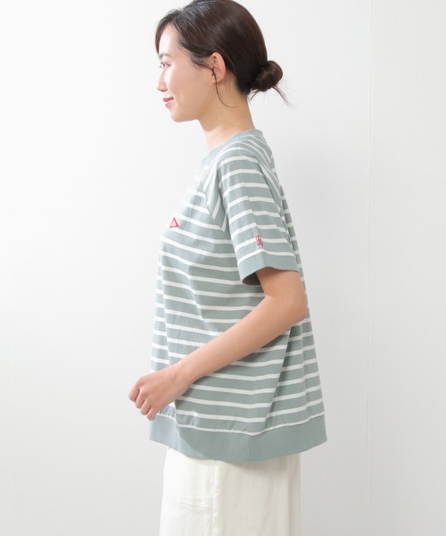 Healthknit Product（ヘルスニットプロダクト）の「Healthknit Product リブ半袖Tシャツ（Tシャツ/カットソー・レディース・ブラック/オフホワイト/ミント/その他1・M/L）」の16枚目の写真