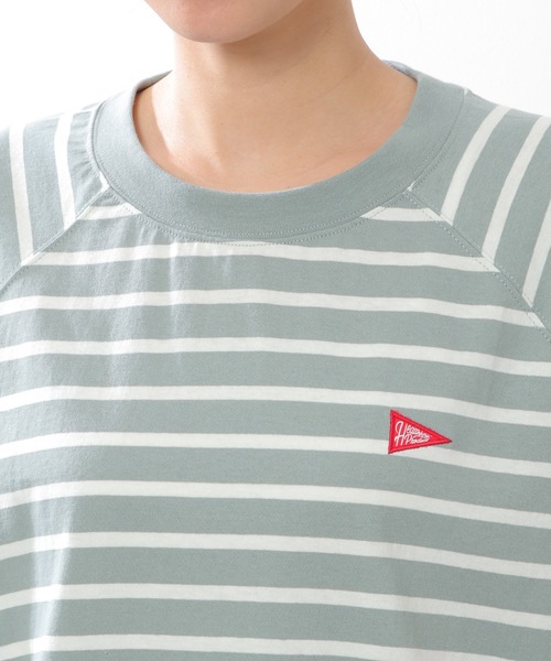 Healthknit Product（ヘルスニットプロダクト）の「Healthknit Product リブ半袖Tシャツ（Tシャツ/カットソー・レディース・ブラック/オフホワイト/ミント/その他1・M/L）」の5枚目の写真