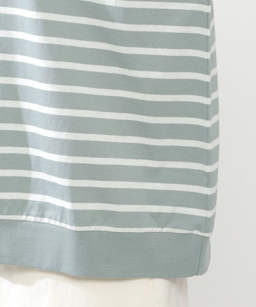 Healthknit Product（ヘルスニットプロダクト）の「Healthknit Product リブ半袖Tシャツ（Tシャツ/カットソー・レディース・ブラック/オフホワイト/ミント/その他1・M/L）」の14枚目の写真