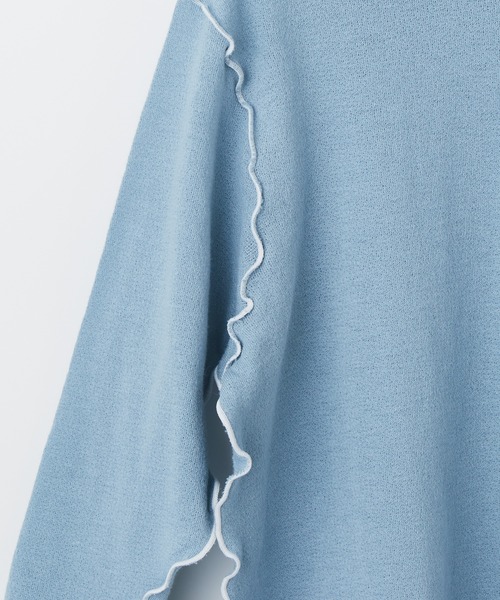 CIAOPANIC TYPY（チャオパニックティピー）の「【KIDS】シアーハイネック（Tシャツ/カットソー・キッズ・オフホワイト/ブルー・S/M/L/XL/XXL）」の10枚目の写真