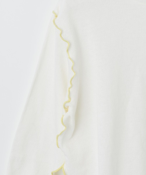 CIAOPANIC TYPY（チャオパニックティピー）の「【KIDS】シアーハイネック（Tシャツ/カットソー・キッズ・オフホワイト/ブルー・S/M/L/XL/XXL）」の12枚目の写真