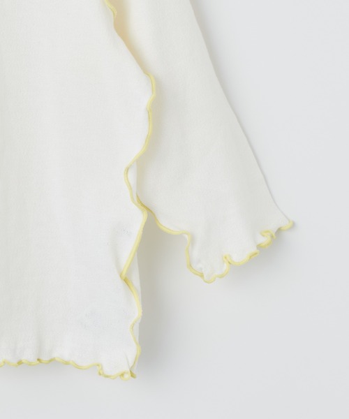 CIAOPANIC TYPY（チャオパニックティピー）の「【KIDS】シアーハイネック（Tシャツ/カットソー・キッズ・オフホワイト/ブルー・S/M/L/XL/XXL）」の6枚目の写真