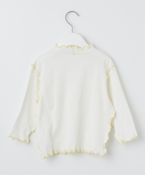 CIAOPANIC TYPY（チャオパニックティピー）の「【KIDS】シアーハイネック（Tシャツ/カットソー・キッズ・オフホワイト/ブルー・S/M/L/XL/XXL）」の4枚目の写真