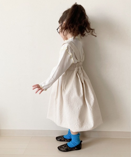 CIAOPANIC TYPY（チャオパニックティピー）の「【KIDS】シアーハイネック（Tシャツ/カットソー・キッズ・オフホワイト/ブルー・S/M/L/XL/XXL）」の18枚目の写真