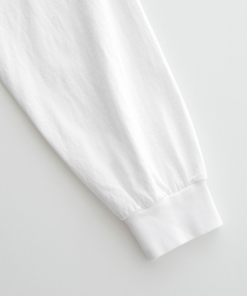 LOS ANGELES APPAREL(ロサンゼルスアパレル)の「Los Angels Apparel/ロサンゼルスアパレル 6.5oz Long Sleeve Garment Dye Crew Neck T-Shirt ビッグシルエット クルーネック ロングスリーブTシャツ(Tシャツ/カットソー・メンズ・ホワイト/ネイビー/ブラック/グリーン/グレー・M/L)」の21枚目の写真