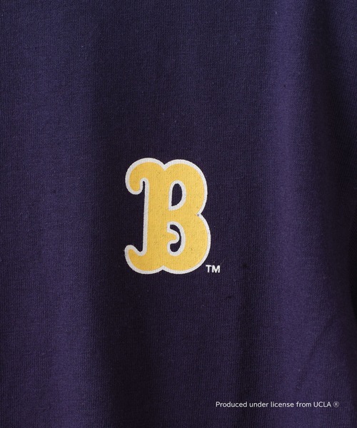 UCLA(ユーシーエルエー)の「【KIDS】【UCLA/ユーシーエルエー】リンガーTee(Tシャツ/カットソー・キッズ・ネイビー/ホワイト・S/XL/M/L/XXL)」の6枚目の写真