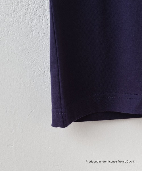 UCLA(ユーシーエルエー)の「【KIDS】【UCLA/ユーシーエルエー】リンガーTee(Tシャツ/カットソー・キッズ・ネイビー/ホワイト・S/XL/M/L/XXL)」の8枚目の写真