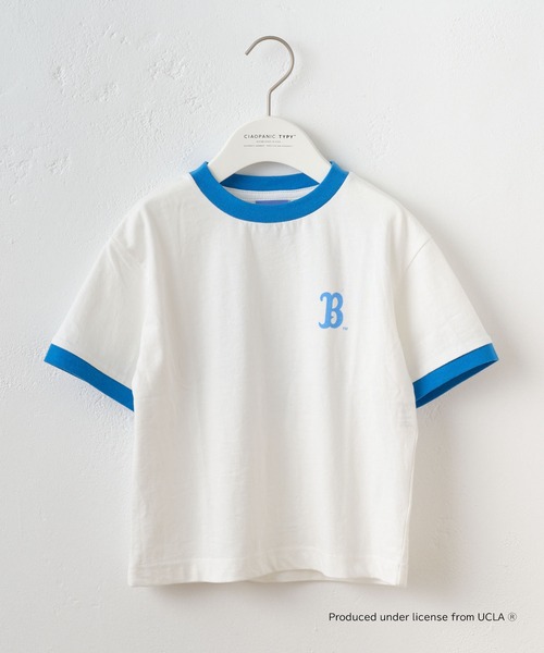 UCLA(ユーシーエルエー)の「【KIDS】【UCLA/ユーシーエルエー】リンガーTee(Tシャツ/カットソー・キッズ・ネイビー/ホワイト・S/XL/M/L/XXL)」の12枚目の写真