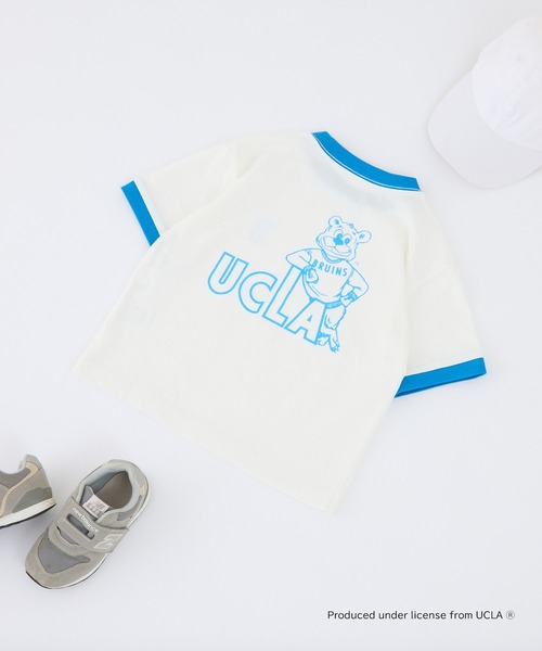 UCLA(ユーシーエルエー)の「【KIDS】【UCLA/ユーシーエルエー】リンガーTee(Tシャツ/カットソー・キッズ・ネイビー/ホワイト・S/XL/M/L/XXL)」の18枚目の写真