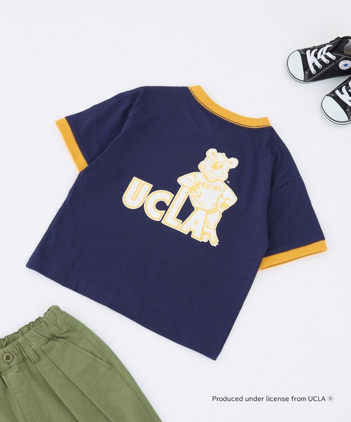 UCLA(ユーシーエルエー)の「【KIDS】【UCLA/ユーシーエルエー】リンガーTee(Tシャツ/カットソー・キッズ・ネイビー/ホワイト・S/XL/M/L/XXL)」の19枚目の写真