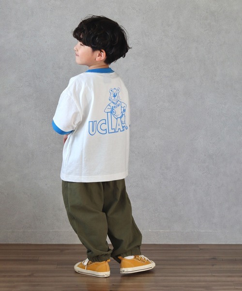 UCLA(ユーシーエルエー)の「【KIDS】【UCLA/ユーシーエルエー】リンガーTee(Tシャツ/カットソー・キッズ・ネイビー/ホワイト・S/XL/M/L/XXL)」の21枚目の写真