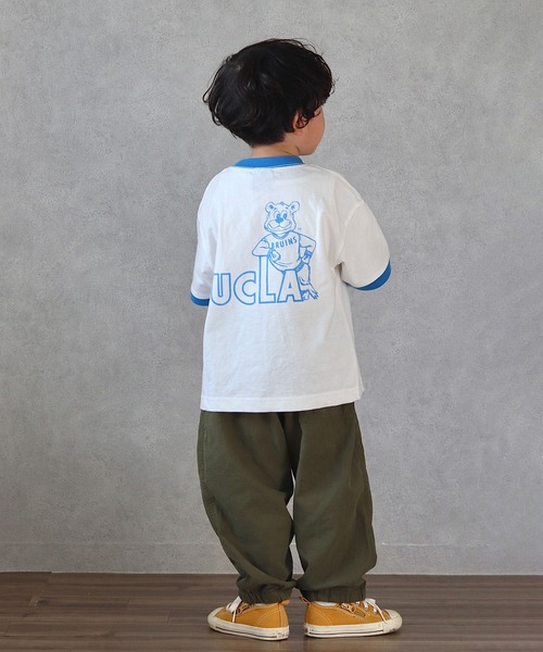 UCLA(ユーシーエルエー)の「【KIDS】【UCLA/ユーシーエルエー】リンガーTee(Tシャツ/カットソー・キッズ・ネイビー/ホワイト・S/XL/M/L/XXL)」の22枚目の写真