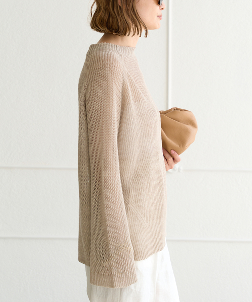 DEMYLEE（デミリー）の「【DEMYLEE/デミリー】 EKA SWEATER（ニット/セーター・レディース・ベージュ・FREE）」の2枚目の写真