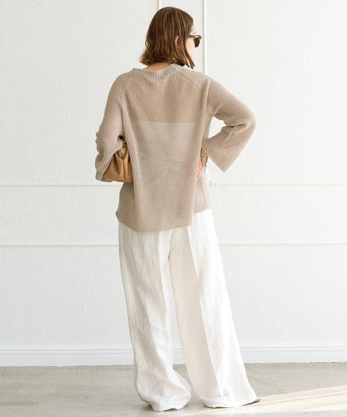 DEMYLEE（デミリー）の「【DEMYLEE/デミリー】 EKA SWEATER（ニット/セーター・レディース・ベージュ・FREE）」の5枚目の写真