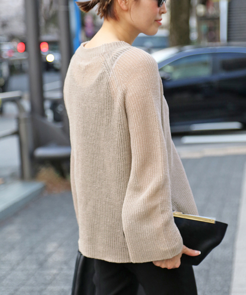 DEMYLEE（デミリー）の「【DEMYLEE/デミリー】 EKA SWEATER（ニット/セーター・レディース・ベージュ・FREE）」の8枚目の写真